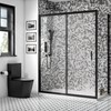 Arley Ralus 6 1700mm Black Sliding Door