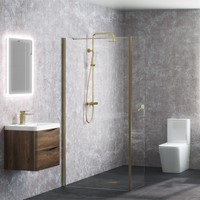 ARLEY Ralus 6 Brushed Brass Wetroom Profile Pack