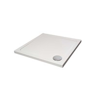 Hydro45 700 x 700mm White Square Shower Tray