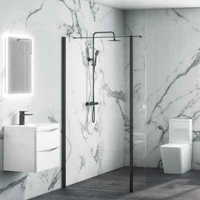 ARLEY Ralus 6 Black Wetroom Profile Pack