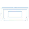 ARLEY Preor Bath NTH 1700x750 (D-Shaped)