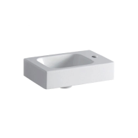 Geberit iCon 380mm 1 Tap Hole Right Hand Washbasin