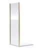 Arley Ralus 6 800mm Brushed Brass Frameless Side Panel