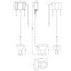 Richmond High Level Wc And Flush Pipe