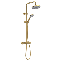 nuie Round Thermostatic Bar Valve & Shower Kit