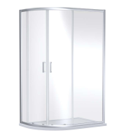 Arley Ralus 6 1000 x 800mm 2 Door Offset Quadrant Enclosure