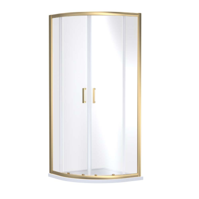 Arley Ralus 6 1900 x 900 x 900mm Brushed Brass Quadrant Shower Enclosure